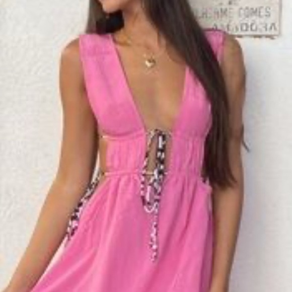 NWT Vanessa Mooney Alya Silk Romper Dress Size XL - Picture 7 of 17